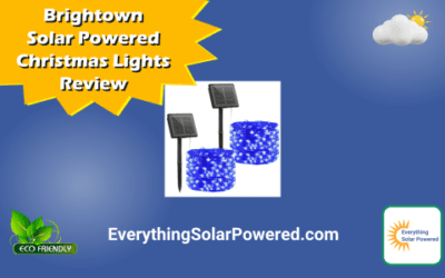 Brightown Solar Powered Christmas Lights Review