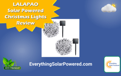 LALAPAO Solar Powered Christmas Lights Review