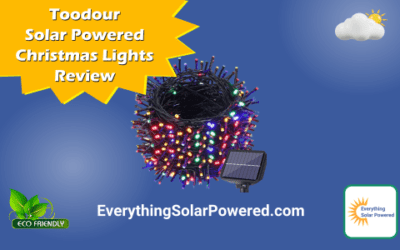 Toodour Solar Power Christmas Lights Review